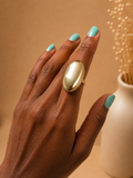 Marquise Ring - Solid Brass