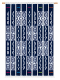 Indigo Lattice Beach & Home Cloth