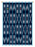 Midnight Adinkra Beach & Home Cloth
