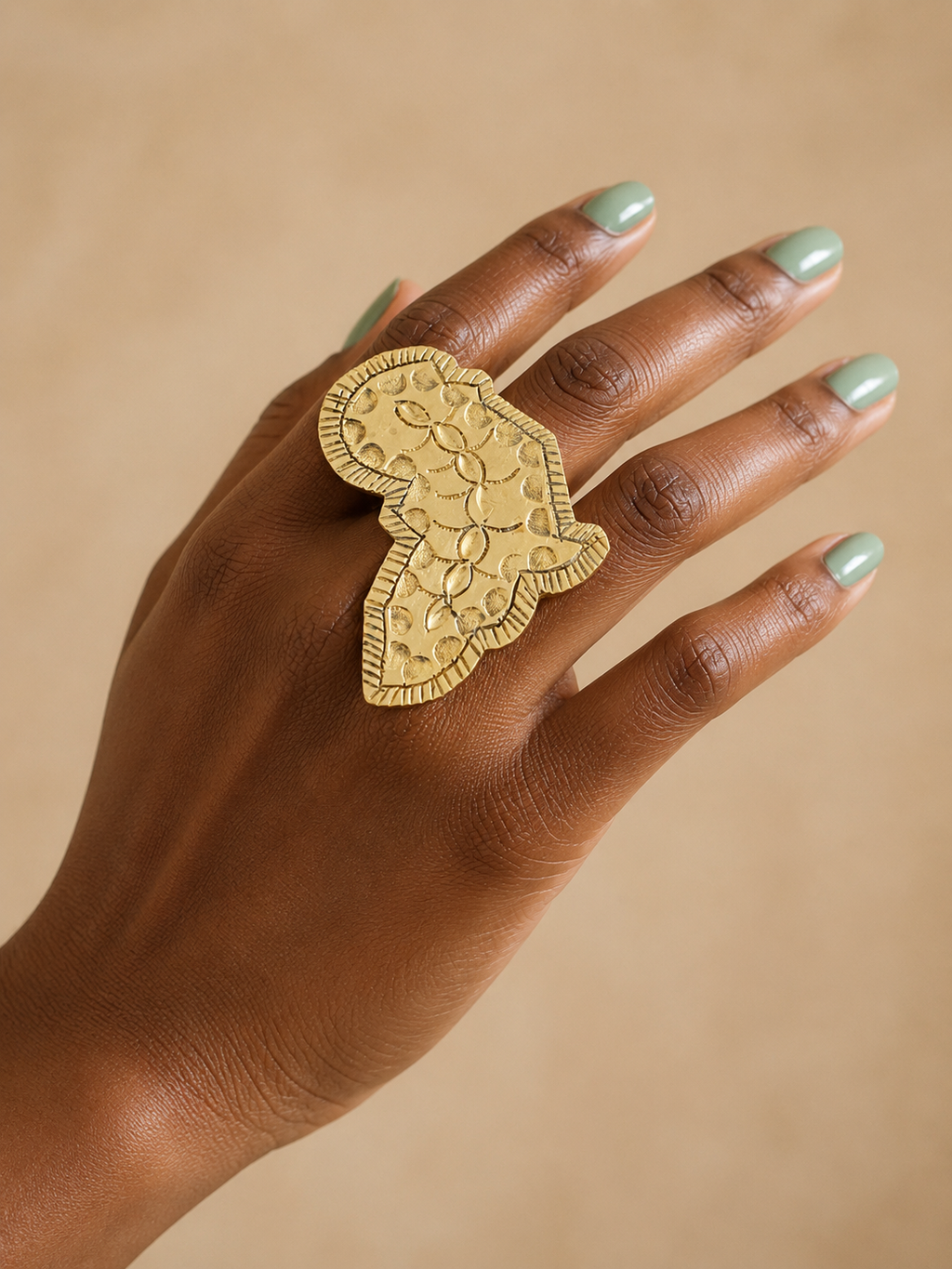 Africa Ring - Solid Brass | Ayo & Aye