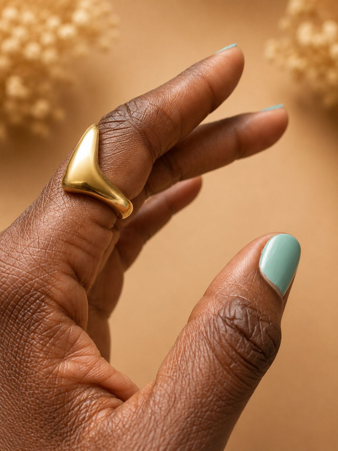 Spear Ring - Solid Brass