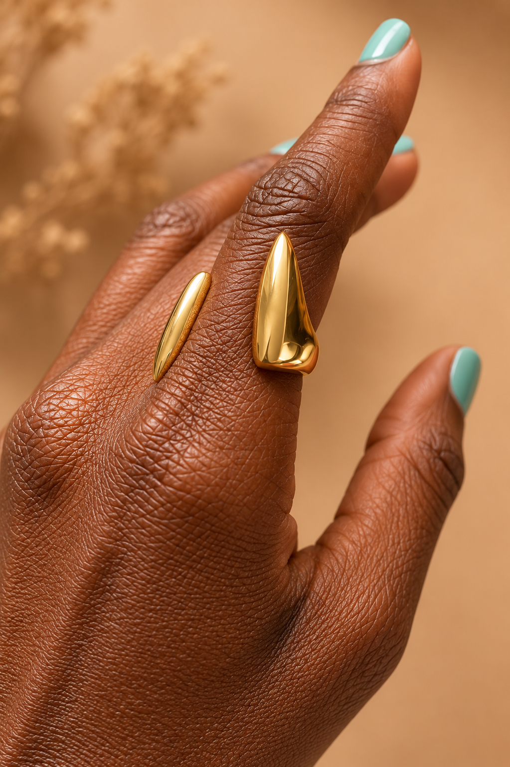 Spear Ring - Solid Brass