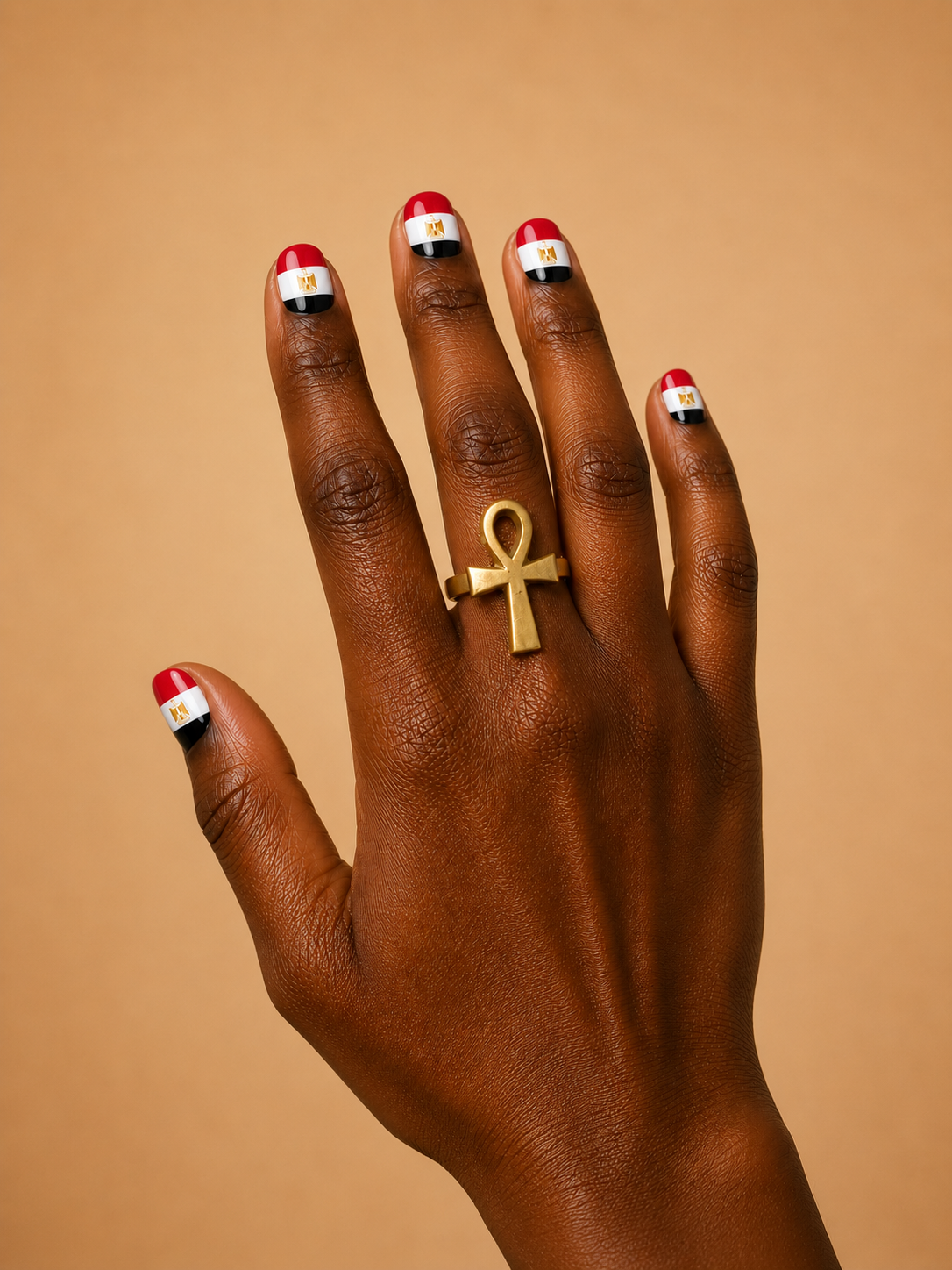 Football 2026 Team Appreciation | Ankh Symbol Brass Ring | Ayo & Aye