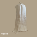 Authentic Bogolan Mud Cloth Textile (Plain White)