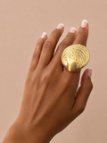 Sea Shell - Solid Brass Ring