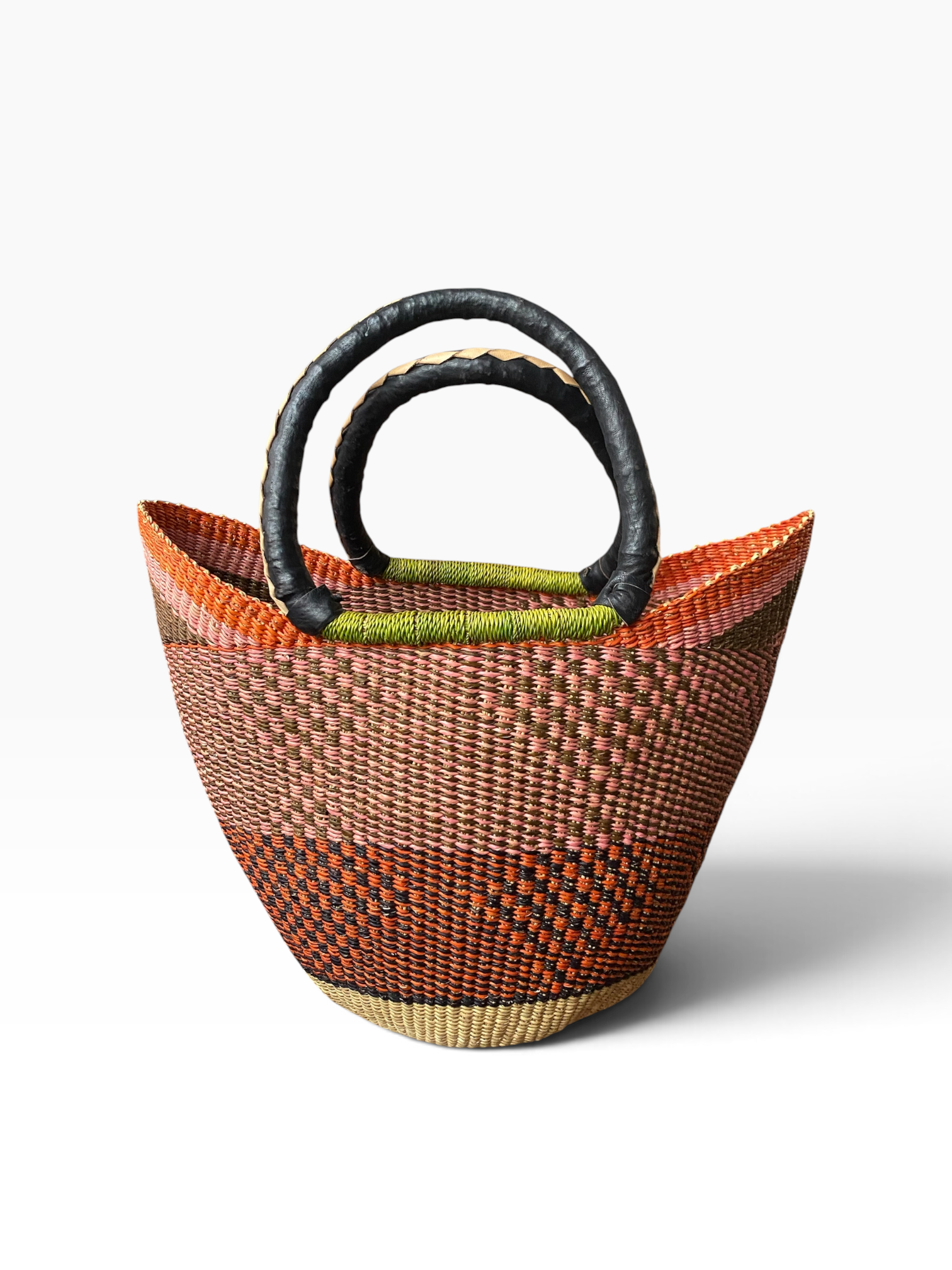 OM Collection | Handwoven Bolga Baskets | African Straw Basket