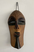 Kifwebe Mask of Songye people of DR Congo, 6" (L) X 11" (H)