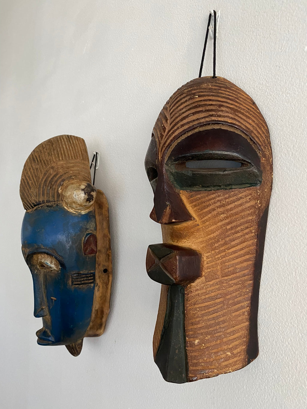 Kifwebe Mask of Songye people of DR Congo, 6" (L) X 11" (H)