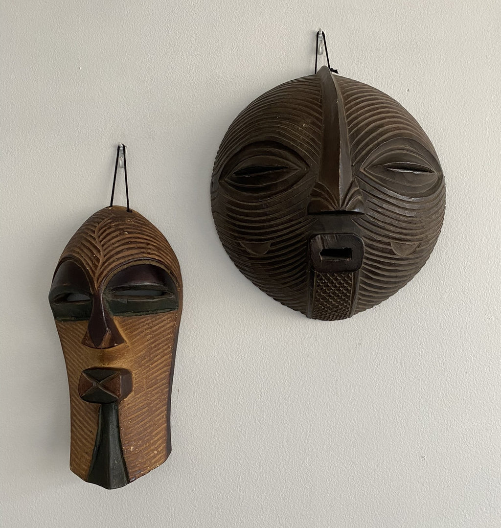 Kifwebe Mask of the Songye people of DR Congo, 10" (L) X 10.5" (H)