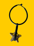 Chunky Leather & Brass Pendant Necklace – Tuareg-Inspired | Ayo & Aye
