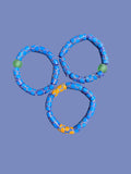 Atlantic Tide Krobo Bead Bracelet  - Set of Three