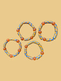 Timbuktu Gold Krobo Bead Bracelet  - Set of Four