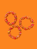 Harmattan Flame Krobo Bead Bracelet  - Set of Three