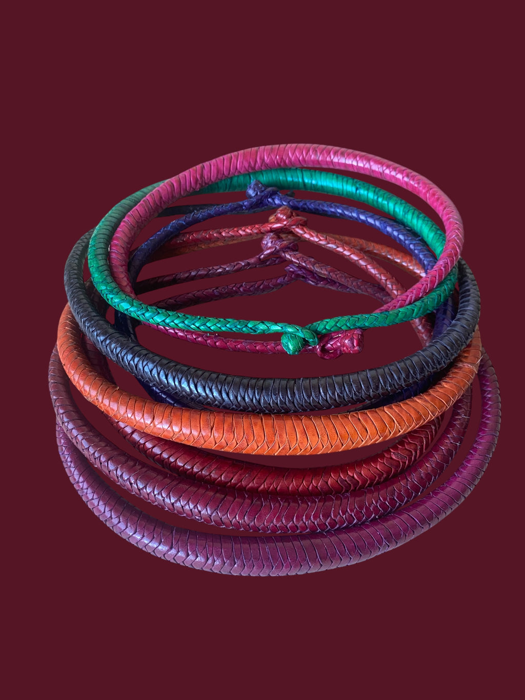 Tuareg Style Woven Leather Necklace – Multiple Colors | Ayo & Aye