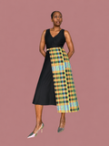 Manjak Handwoven Shawl | Bleenj Cloth| Multicolor Plaid | Ayo & Aye