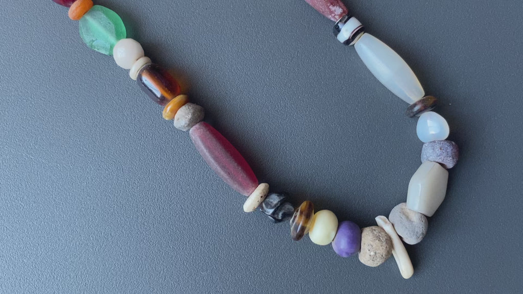 African Trade Beads | Antique Millefiori Glass Strand | Antique Necklace No. 5